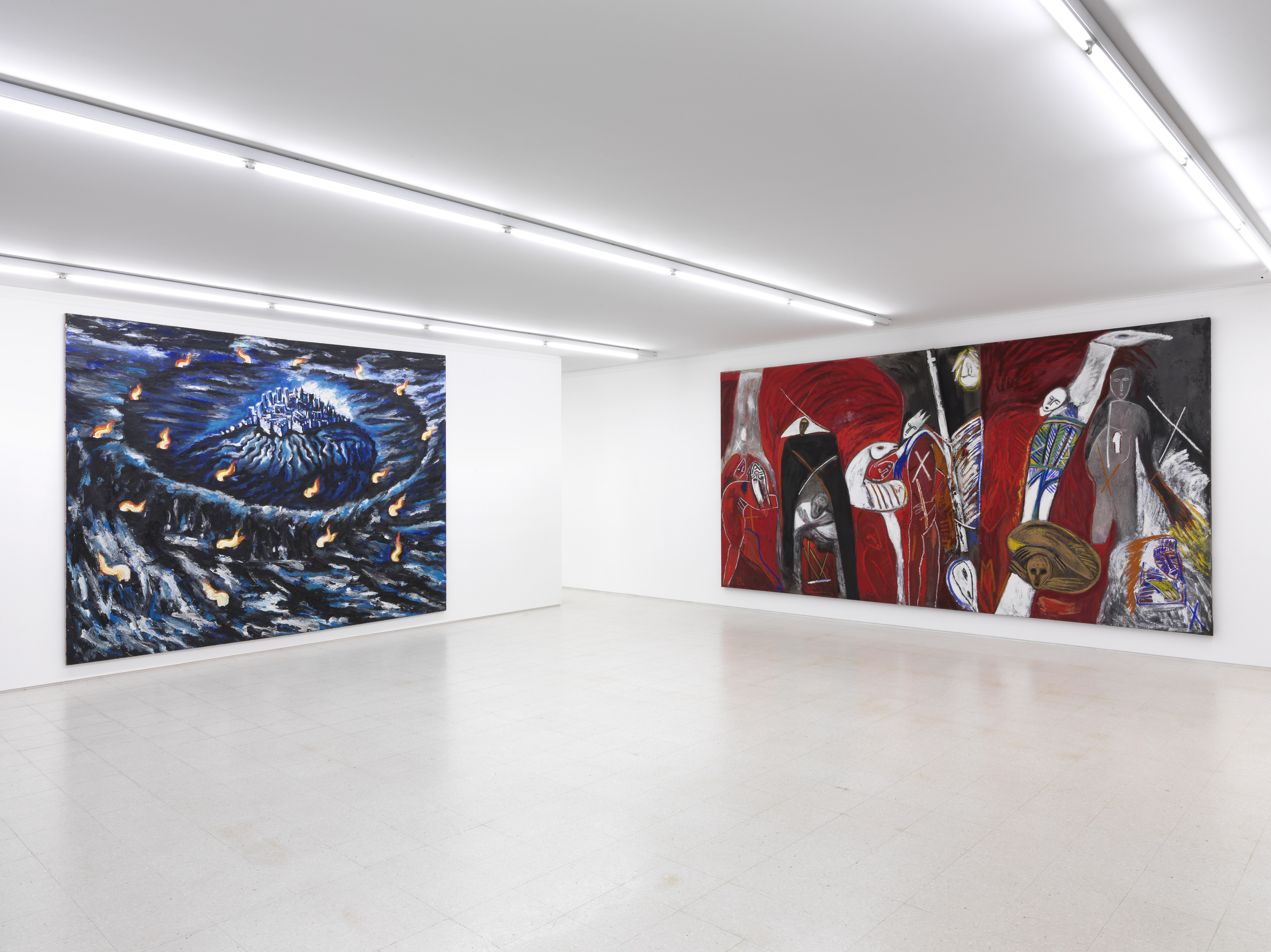 opere di: Enzo Cucchi, Mimmo Paladino

Ph. Dario Lasagni